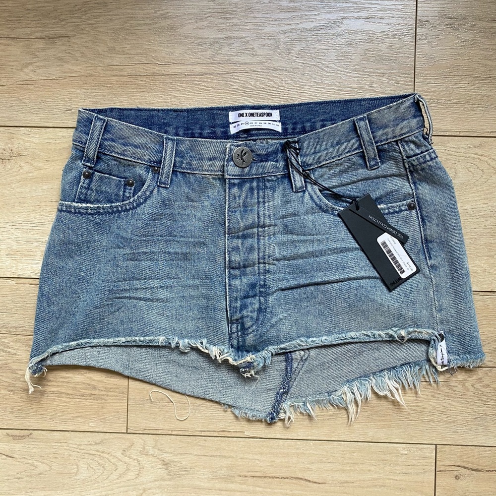 One Teaspoon Junkyard Relaxed Mini Skirt